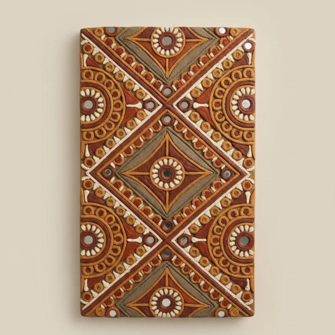Handcrafted Clay Art Panel