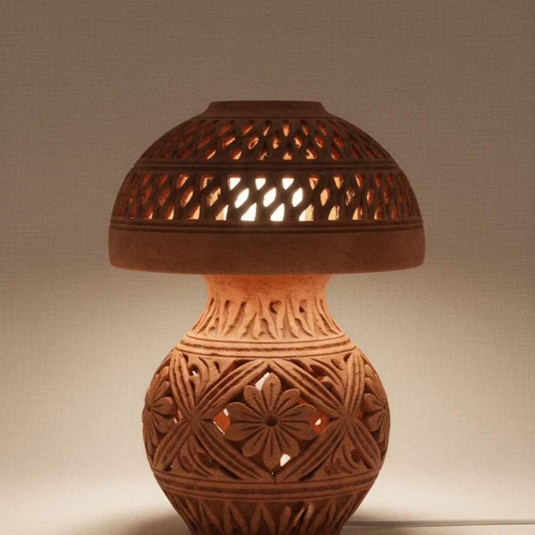 Terracotta Table Lamp