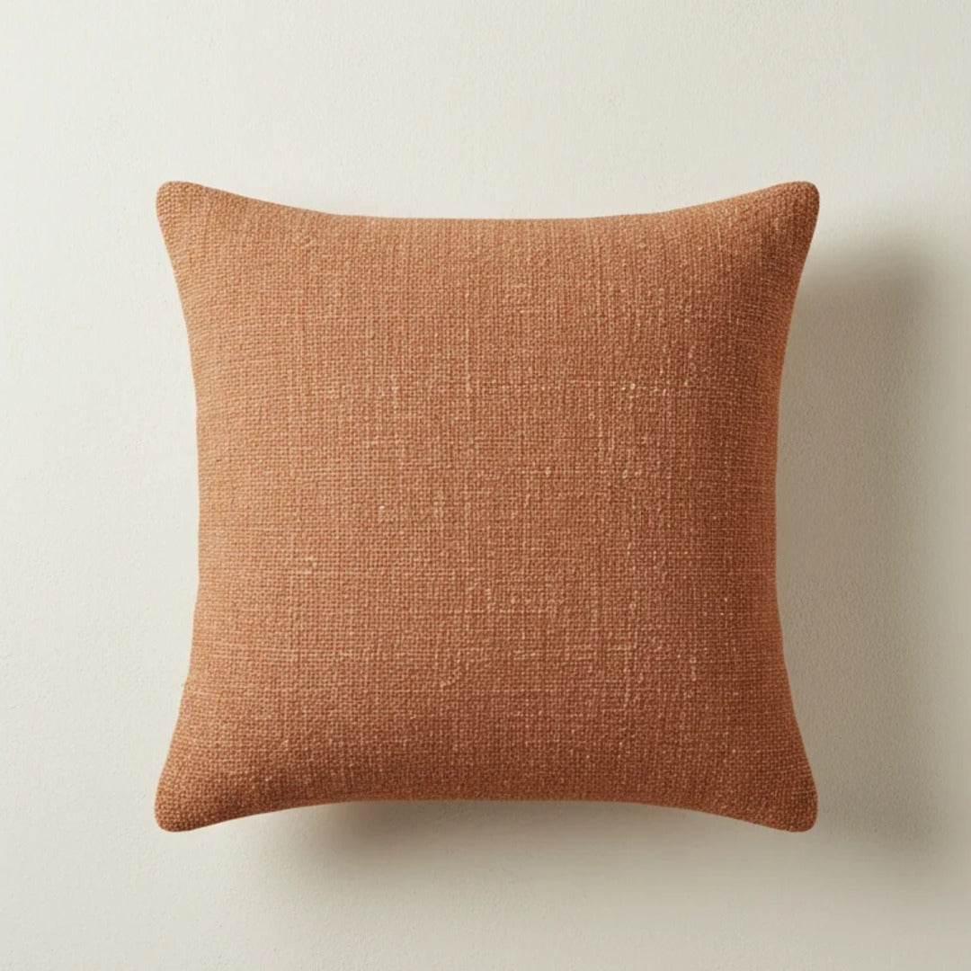 Textured Cushion Cover – Clay
