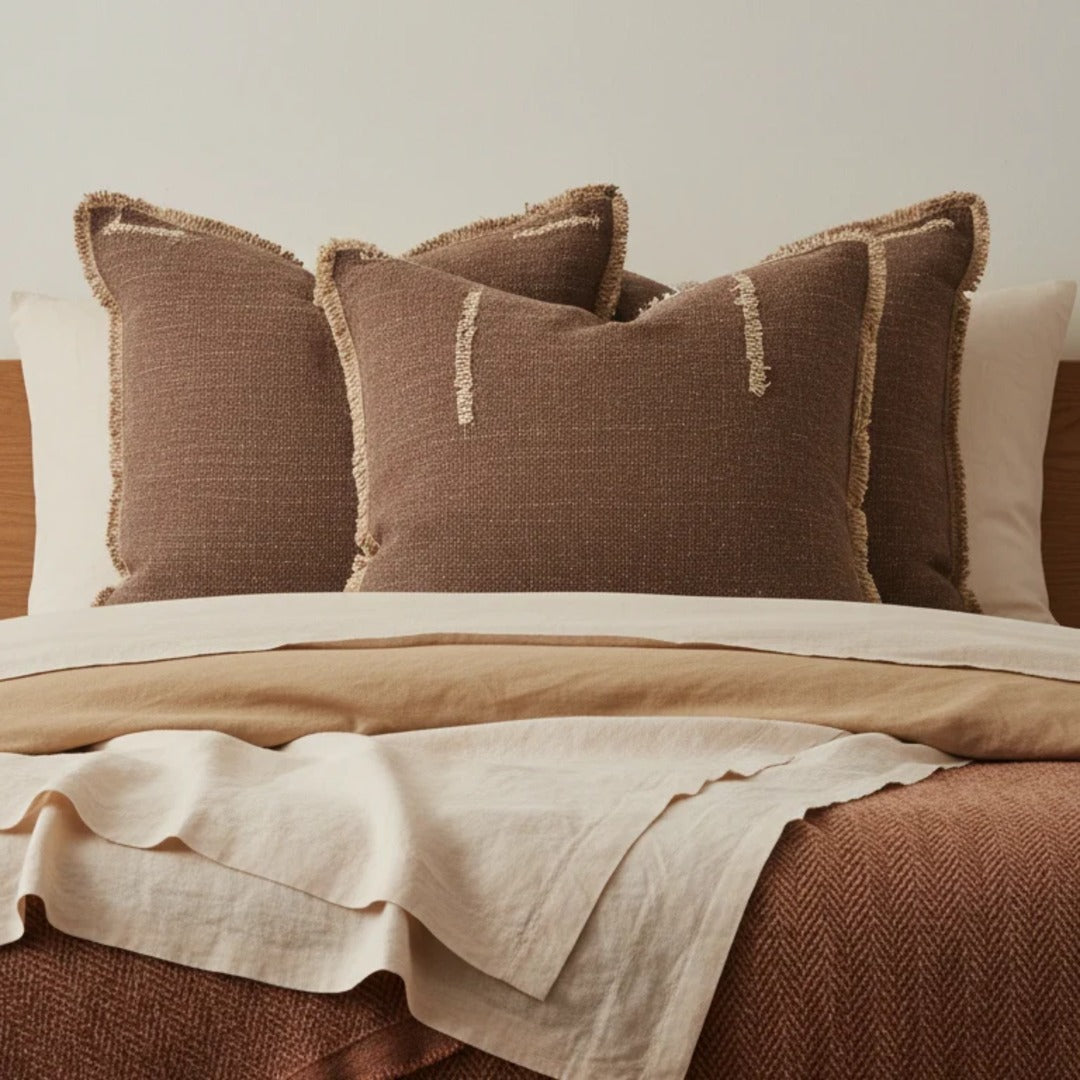 Textured Throw Pillow Set