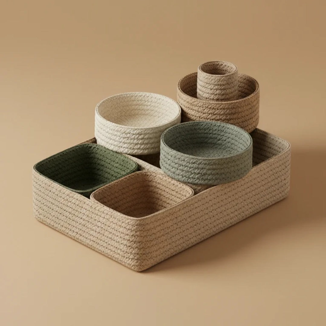 Woven Modular Basket Set